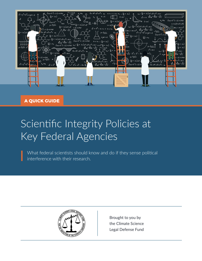 Guides To Scientific Integrity At Federal Agencies - Climate Science ...